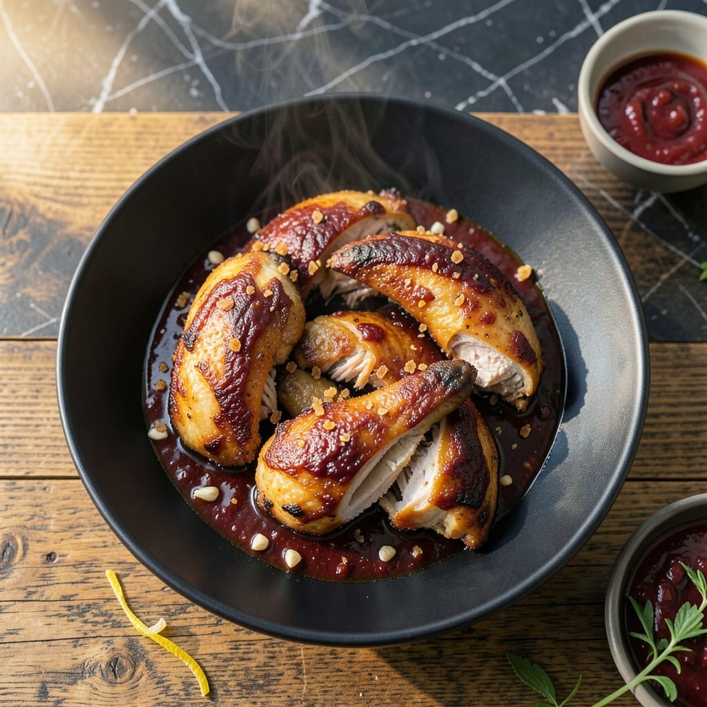 Baked Barbecue Chicken Recipe: Smoky Sweetness with Sticky Glaze