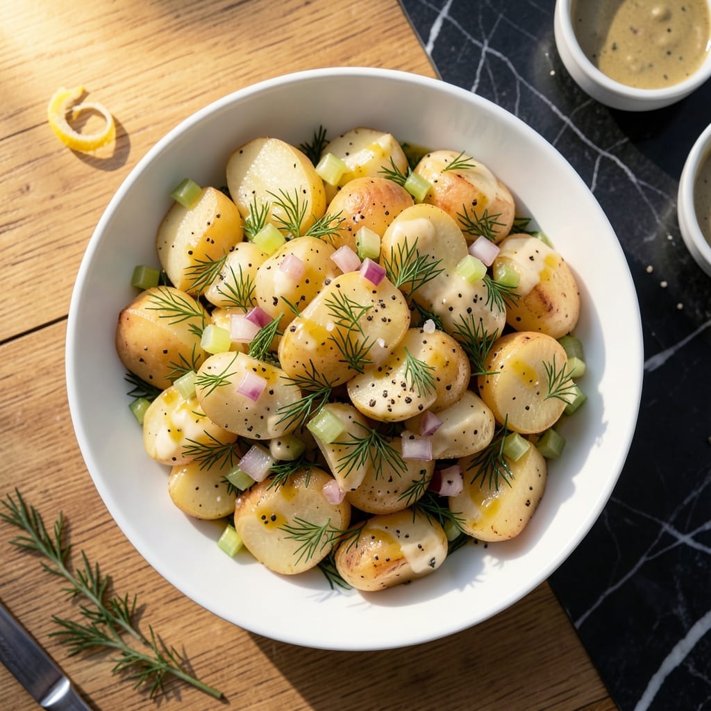 Potato Salad Recipe No Egg: Zesty Mustard-Dill Tang Without Mayo