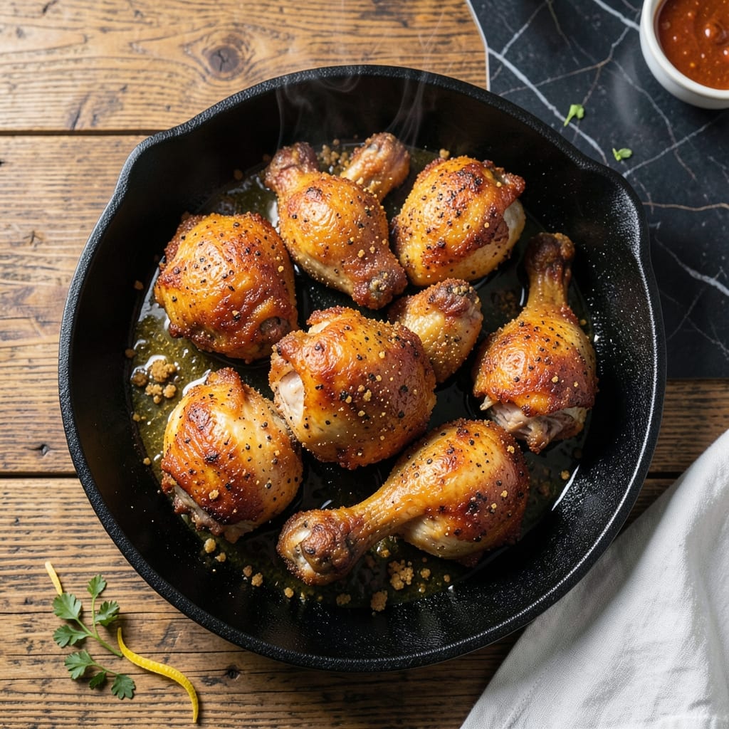 Fried Chicken Recipe Without Marinating: Crispy Skin From Dry Brine