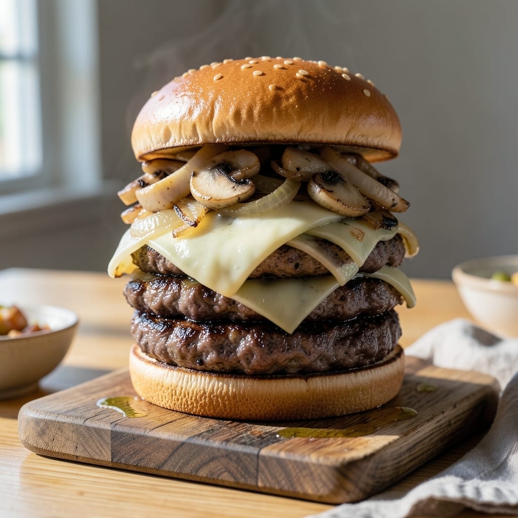 McDonalds Mushroom Swiss Burger Recipe: Fast-Food Nostalgia at Home