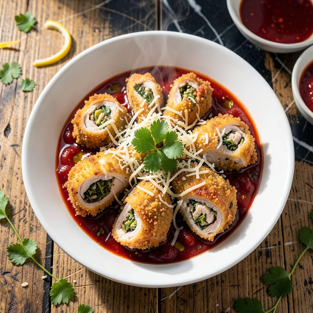 Chicken Braciole Recipe: Italian Stuffed Rolls With Herbed Breadcrumbs Chicken Braciole Recipe: Italian Stuffed Rolls With Herbed Breadcrumbs
