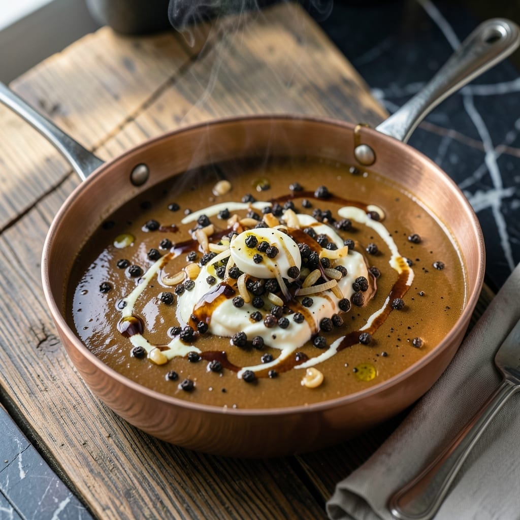 Whiskey Peppercorn Sauce Recipe: Velvety Depth for Fine Dining at Home
