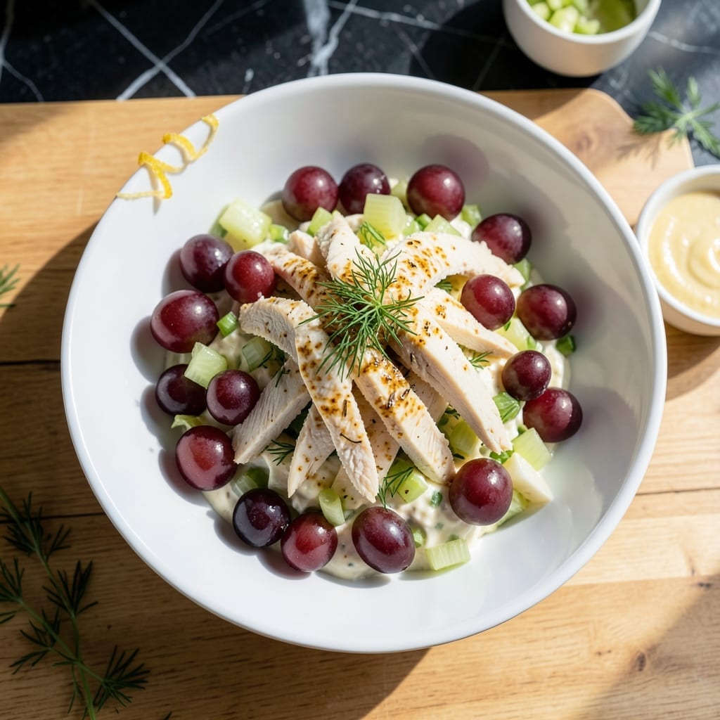 Chicken Salad Recipe With Grapes: Sweet and Creamy Lunchbox Favorite