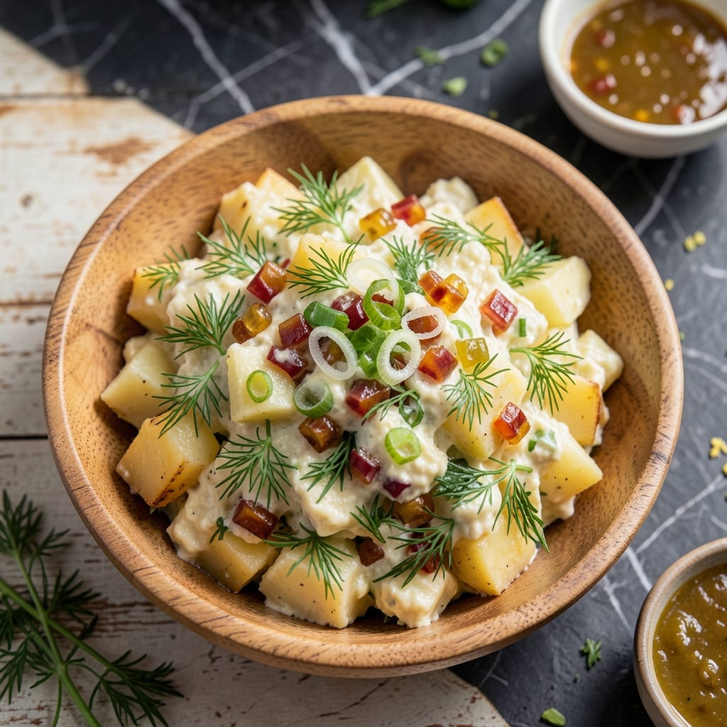 Southern Potato Salad Recipe No Eggs: Tangy Mustard-Dill Delight