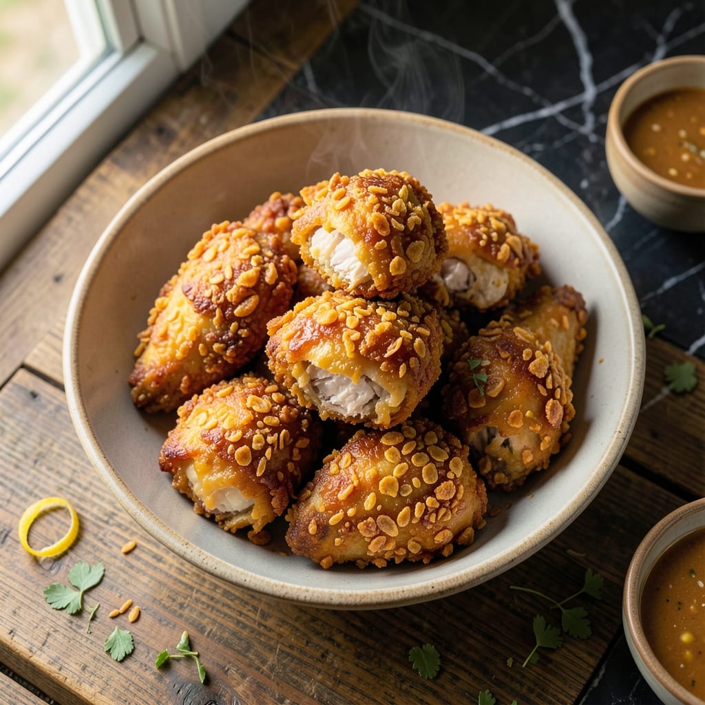 Fried Chicken Recipe With Corn Flakes: Extra Crunchy Homemade Bites