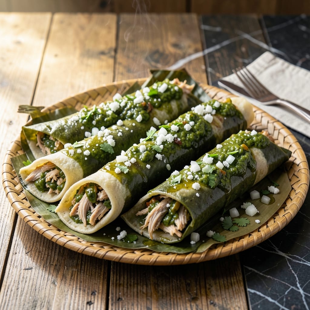 Green Chicken Tamales Recipe Authentic: Steamed Masa With Traditional Fillings