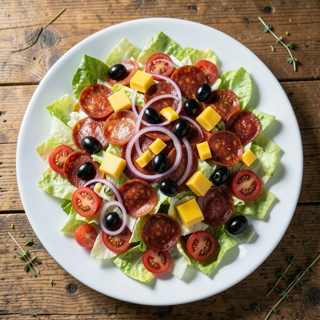 Punch Pizza Salad Recipe: Midwestern Chopped Crunch Tradition
