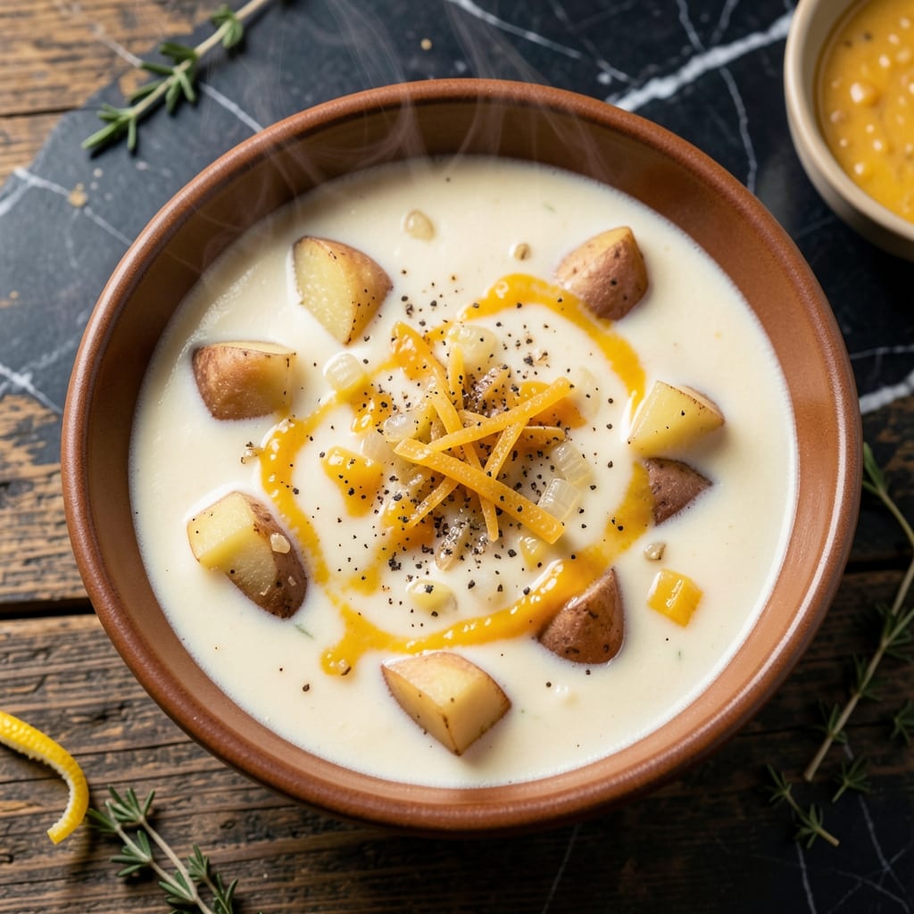 Houlihan's Potato Soup Recipe: Creamy Loaded Baked Potato Flavor Houlihan's Potato Soup Recipe: Creamy Loaded Baked Potato Flavor
