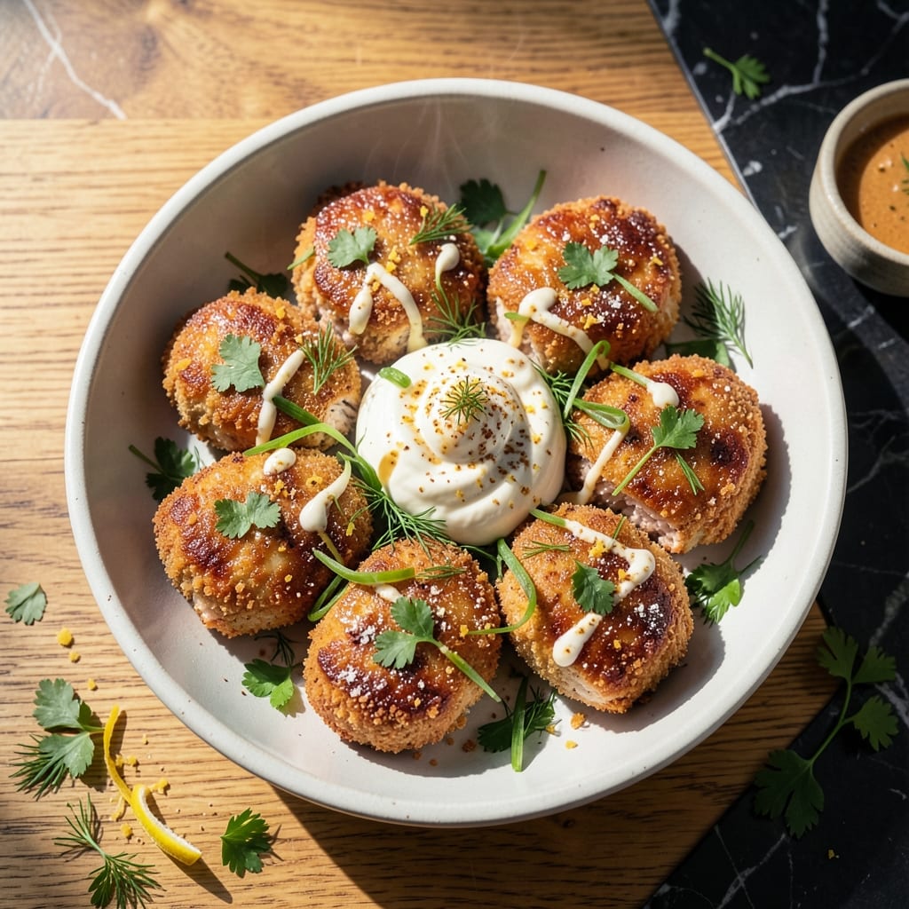 Recipe for Fried Salmon Cakes: Crispy Bites With Fresh Herb Flavor