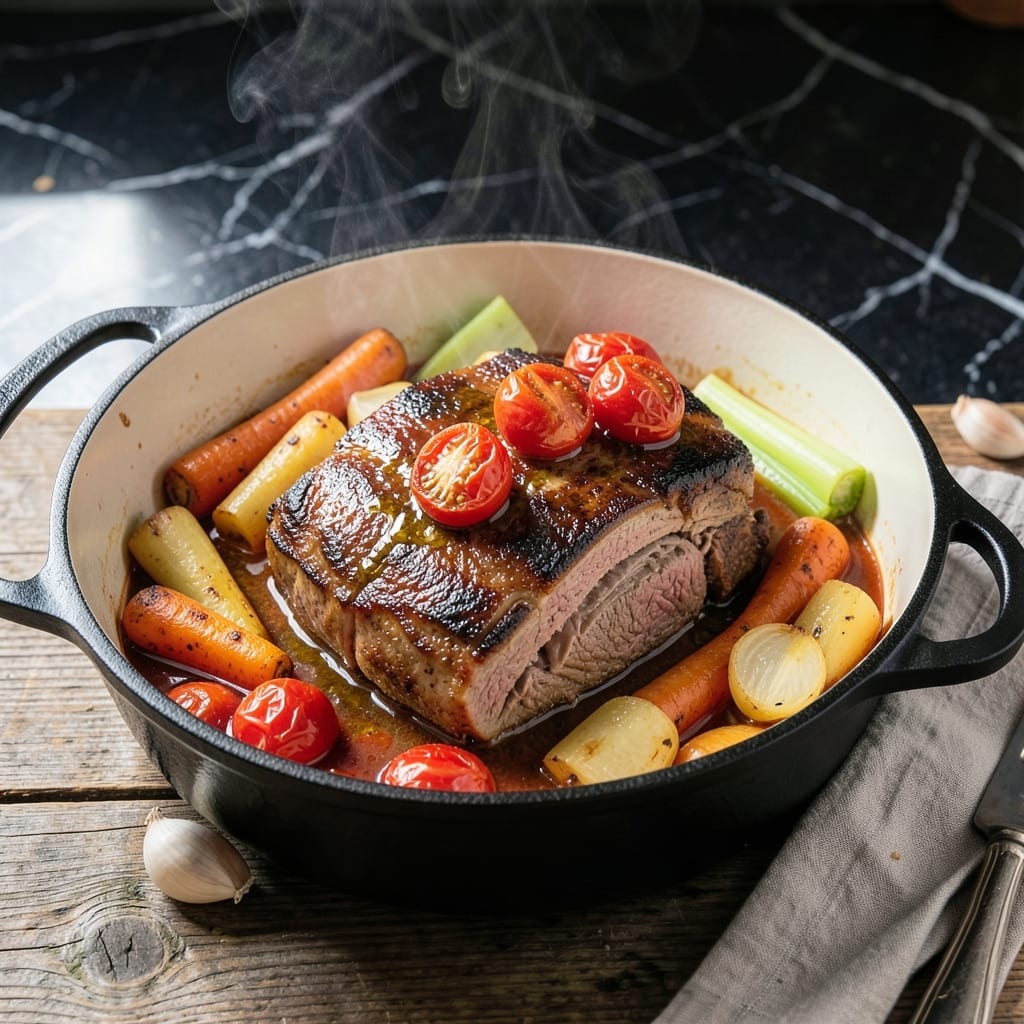 Pot Roast Recipe With Tomatoes: Slow-Braised Savory Depth