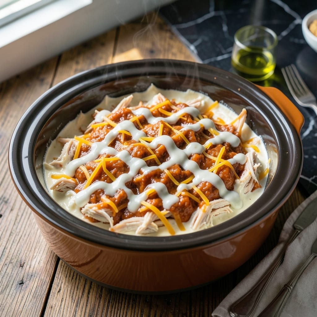 Buffalo Chicken Dip Recipe Crock Pot: Spicy Creamy Game Day Staple