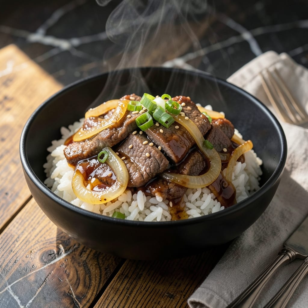 Gyudon Recipe Instant Pot: Savory Beef Bowl in 20 Minutes