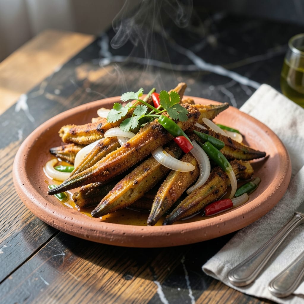 Fried Bhindi Recipe Pakistani: Crispy Okra Spiced to Perfection Fried Bhindi Recipe Pakistani: Crispy Okra Spiced to Perfection