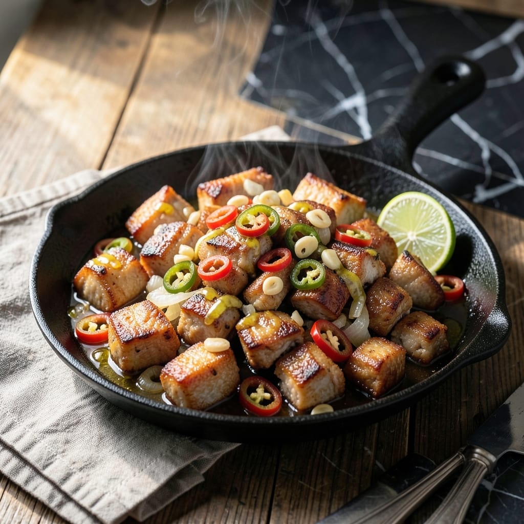 Pork Sisig Recipe Pork Belly: Sizzling Filipino Street Food Classic