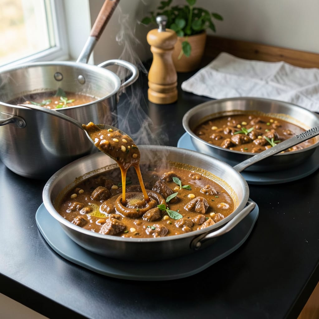 Visual representation of A Safe Way to Cool a Stockpot of Meat Sauce Is to Put It Into a: Step by Step Guide for Fast Chilling