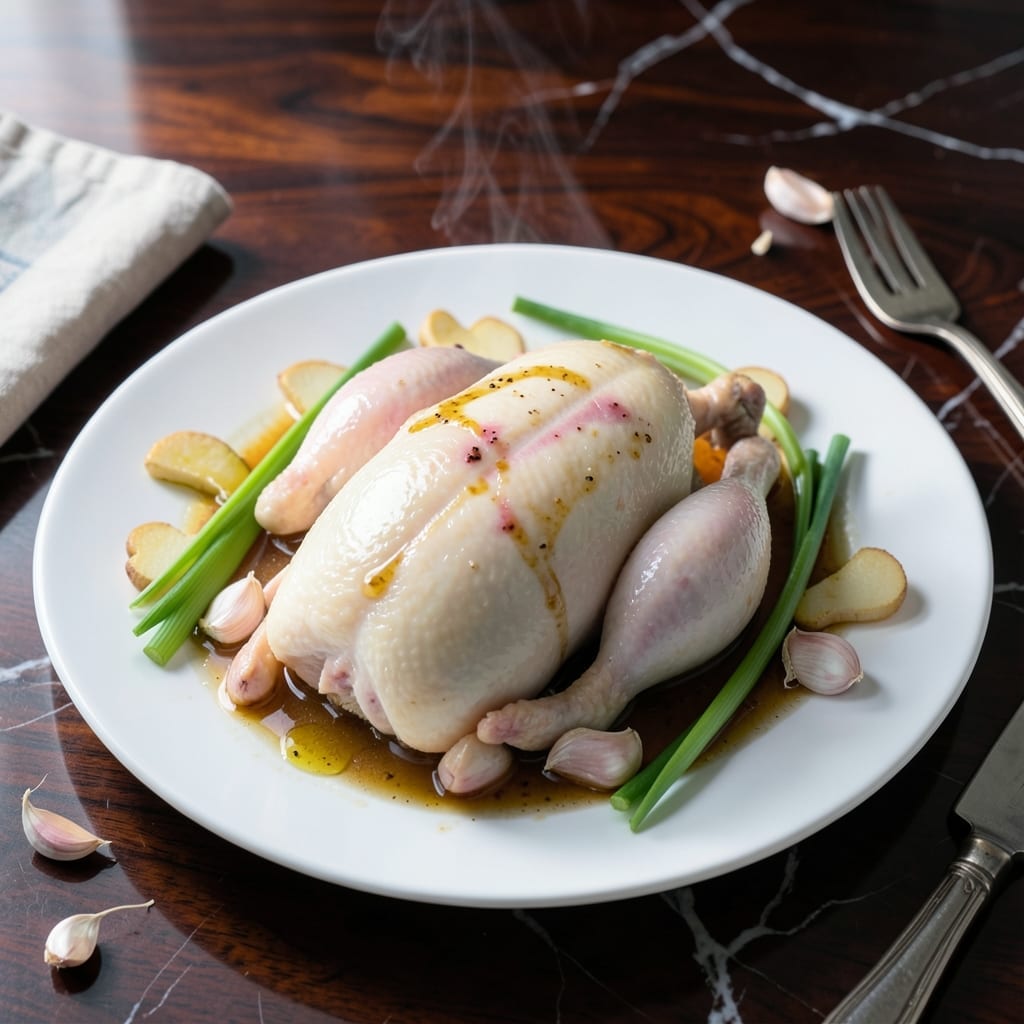 Hainanese Chicken Recipe Singapore: Silky Smooth Poached Perfection