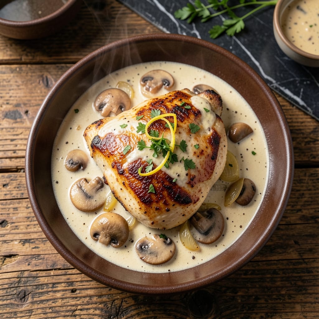 Cream Of Mushroom Soup Chicken Recipe: One-Pot Comfort With Golden Gravy Cream Of Mushroom Soup Chicken Recipe: One-Pot Comfort With Golden Gravy