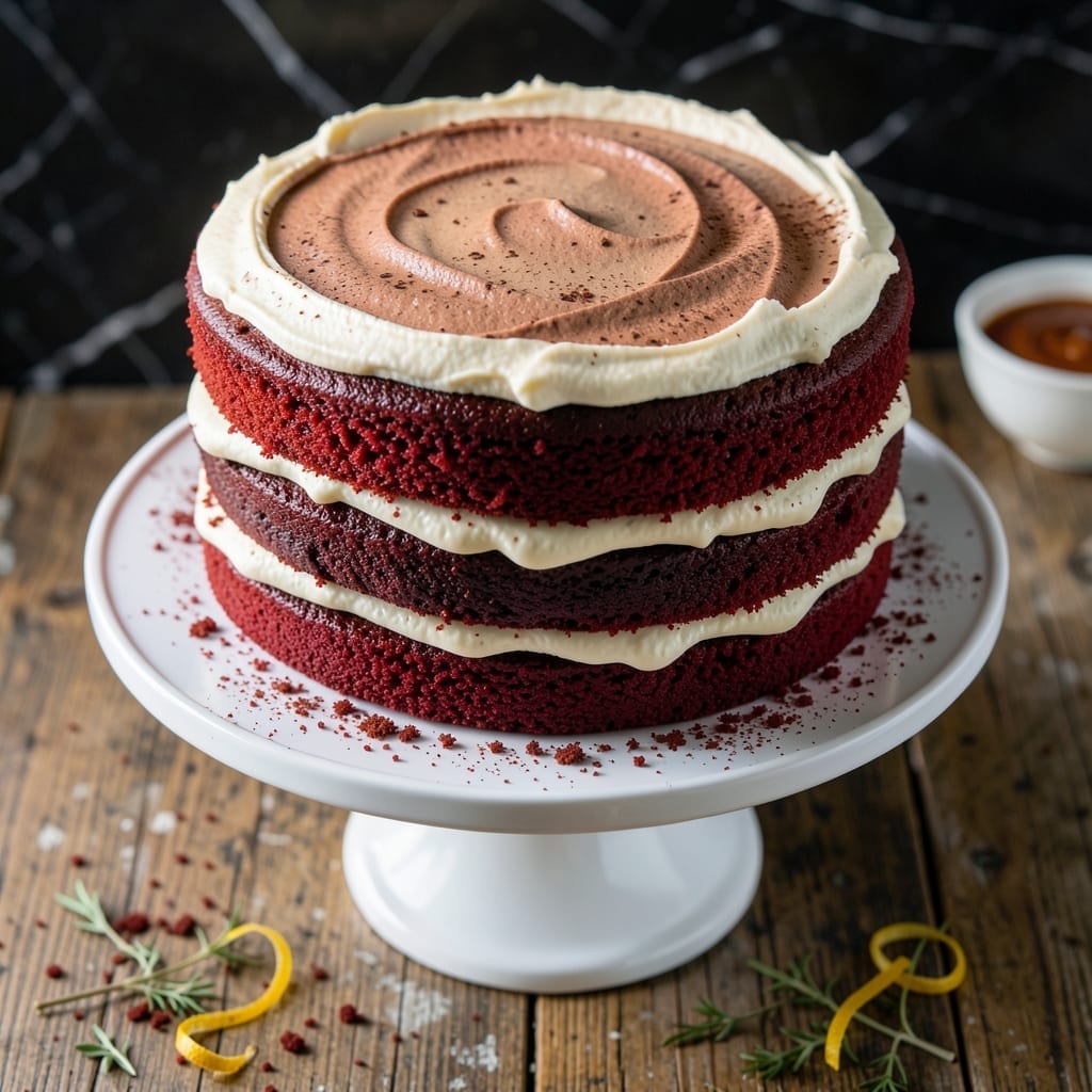 Red Velvet Cake Recipe From Scratch: Deep Cocoa Moisture With Classic Cream Cheese Frosting Red Velvet Cake Recipe From Scratch: Deep Cocoa Moisture With Classic Cream Cheese Frosting