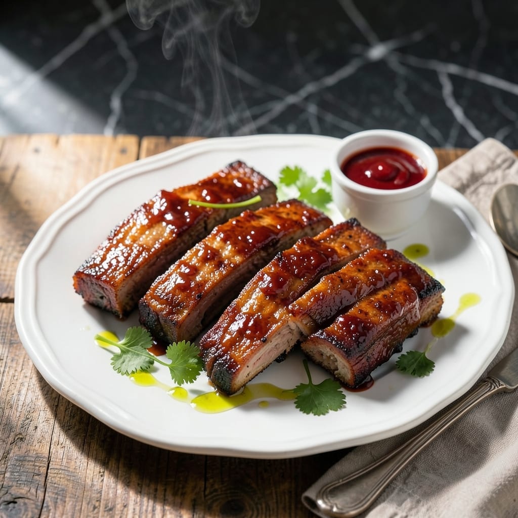 Easy Slow Cooker Ribs Recipe: Brown Sugar BBQ Glaze for Tender Meat