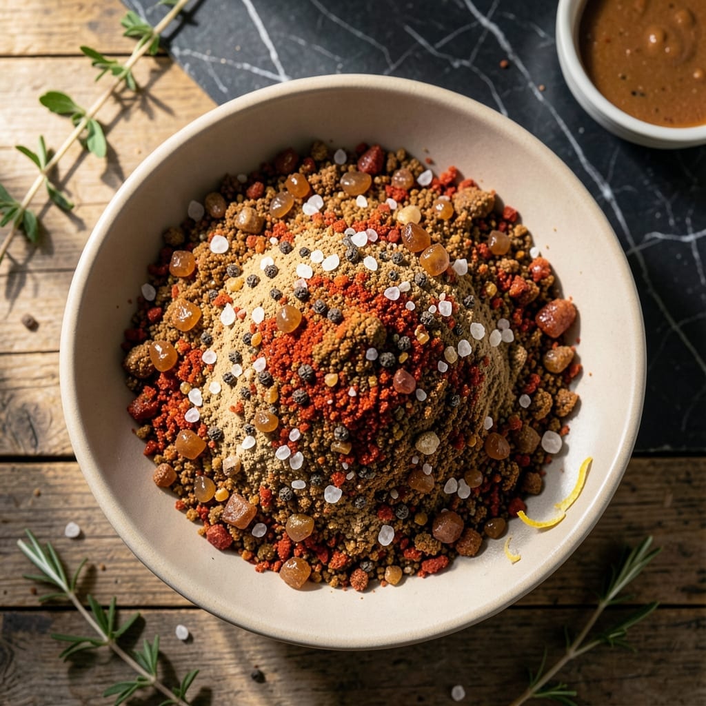 Barbecue Pork Shoulder Rub Recipe: Smoky Spice Blend for Tender Meats
