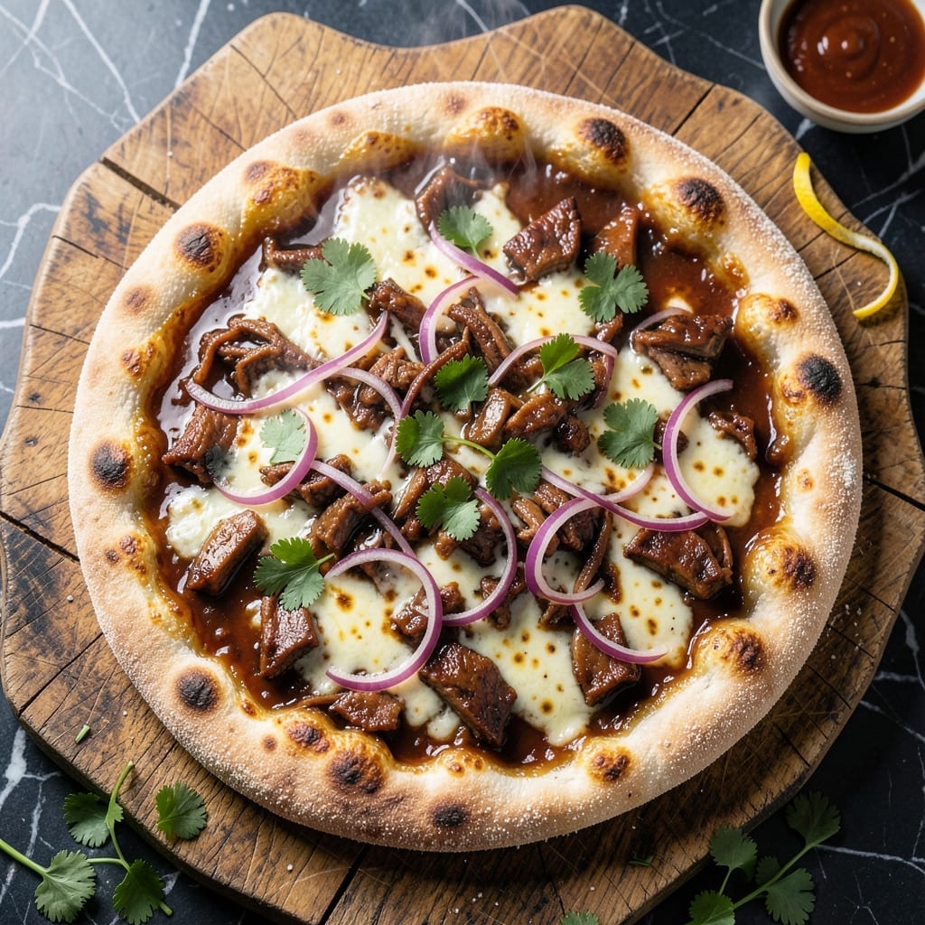 Barbecue Pork Pizza Recipe: Sweet and Smoky Wood-Fired Crust