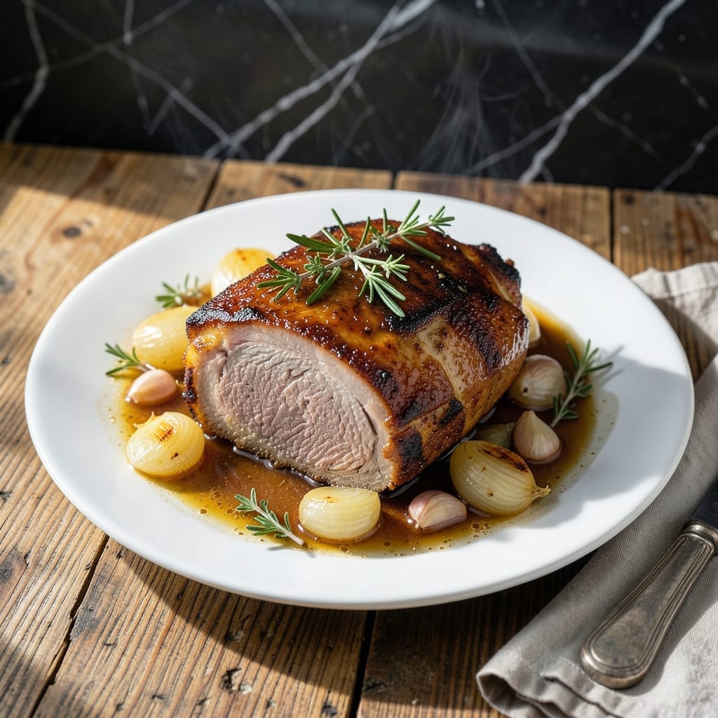 Recipe For Apple Cider Braised Pork Roast: Sweet and Savory Slow-Cooked Elegance