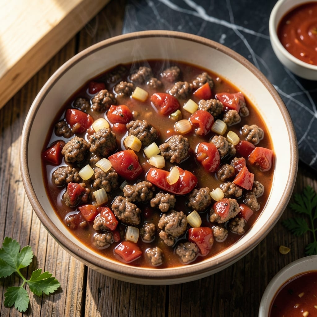 Easy Stovetop Chili Recipe No Beans: Hearty Meat-Lover’s Bowl