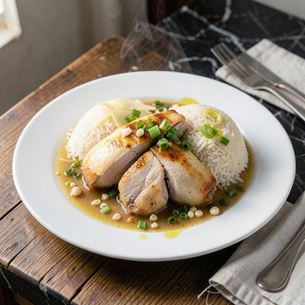 Hainanese Chicken Rice Recipe Rice Cooker: Foolproof Hands-Off Method
