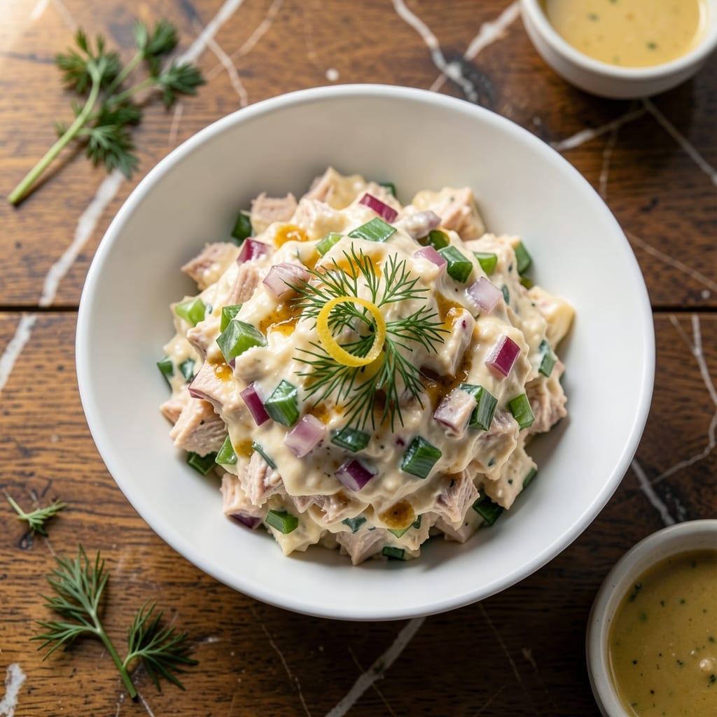 NY Deli Style Tuna Salad Recipe: Classic Creamy Crunch with Fresh Dill