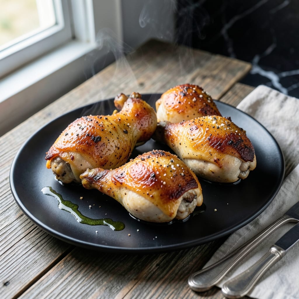 Recipe For Oven Baked Chicken Leg Quarters: Golden Brown with Herb Infusion