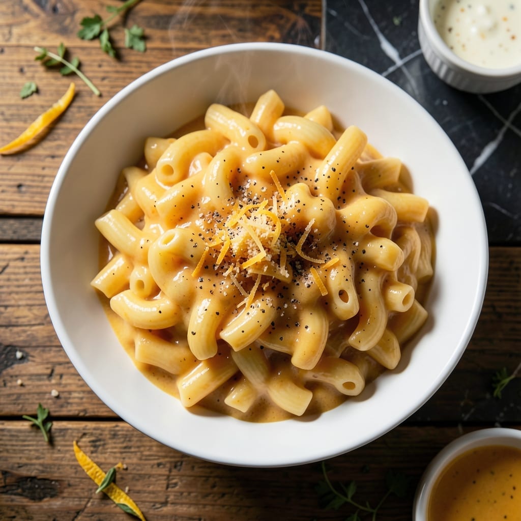 Mac And Cheese Recipe With Cheddar Soup: Double Cheese Velvety Goodness