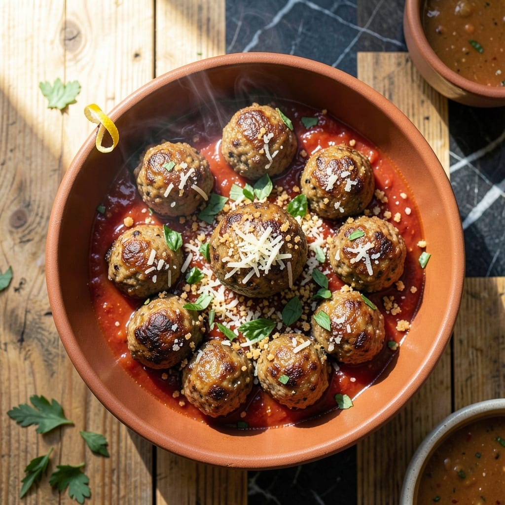 Italian Beef Meatball Recipe Baked: Oven-Caressed Juiciness With Herbed Crust
