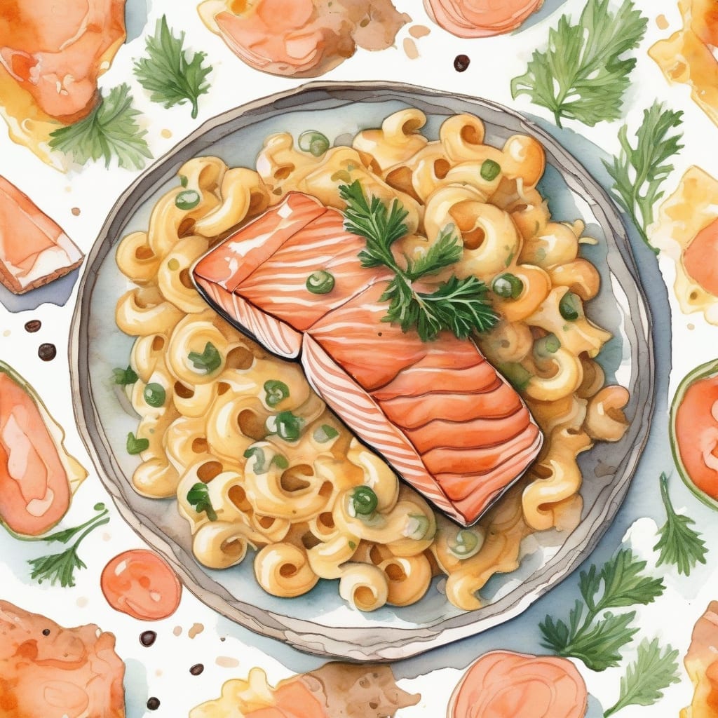 salmon mac and cheese recipe