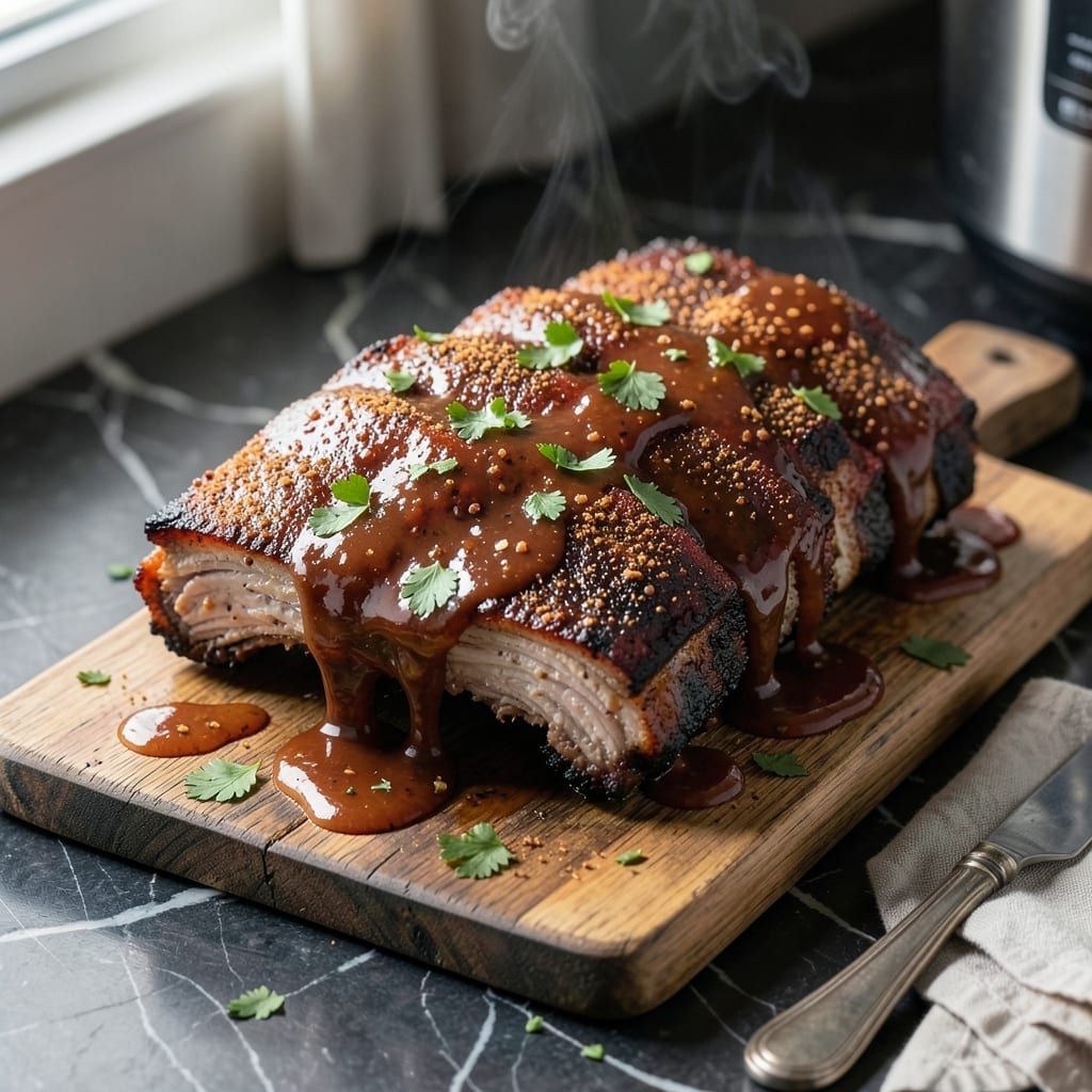 Instant Pot Barbecue Ribs Recipe: Pressure-Cooked Smoky Tenderness in 60 Minutes