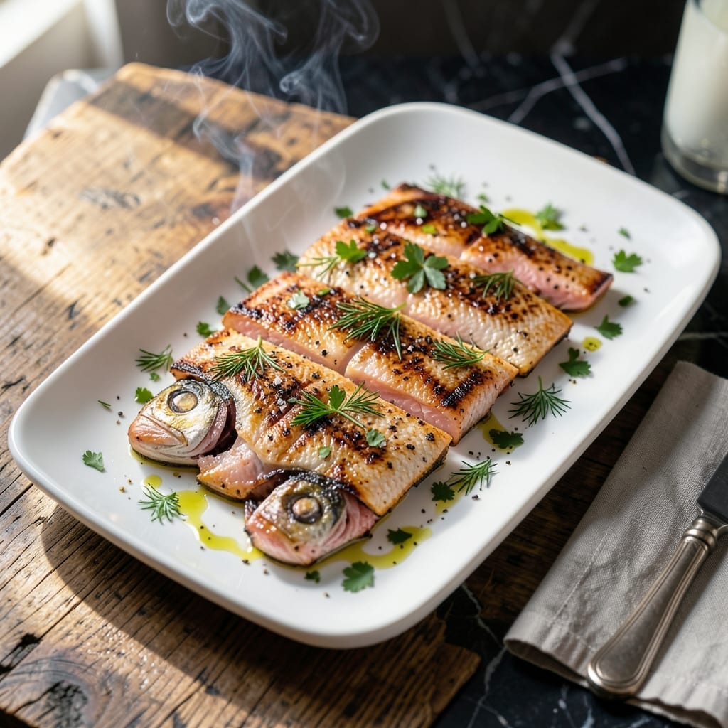 Grilled Red Trout Recipe: Smoky Char with Zesty Herb Finish