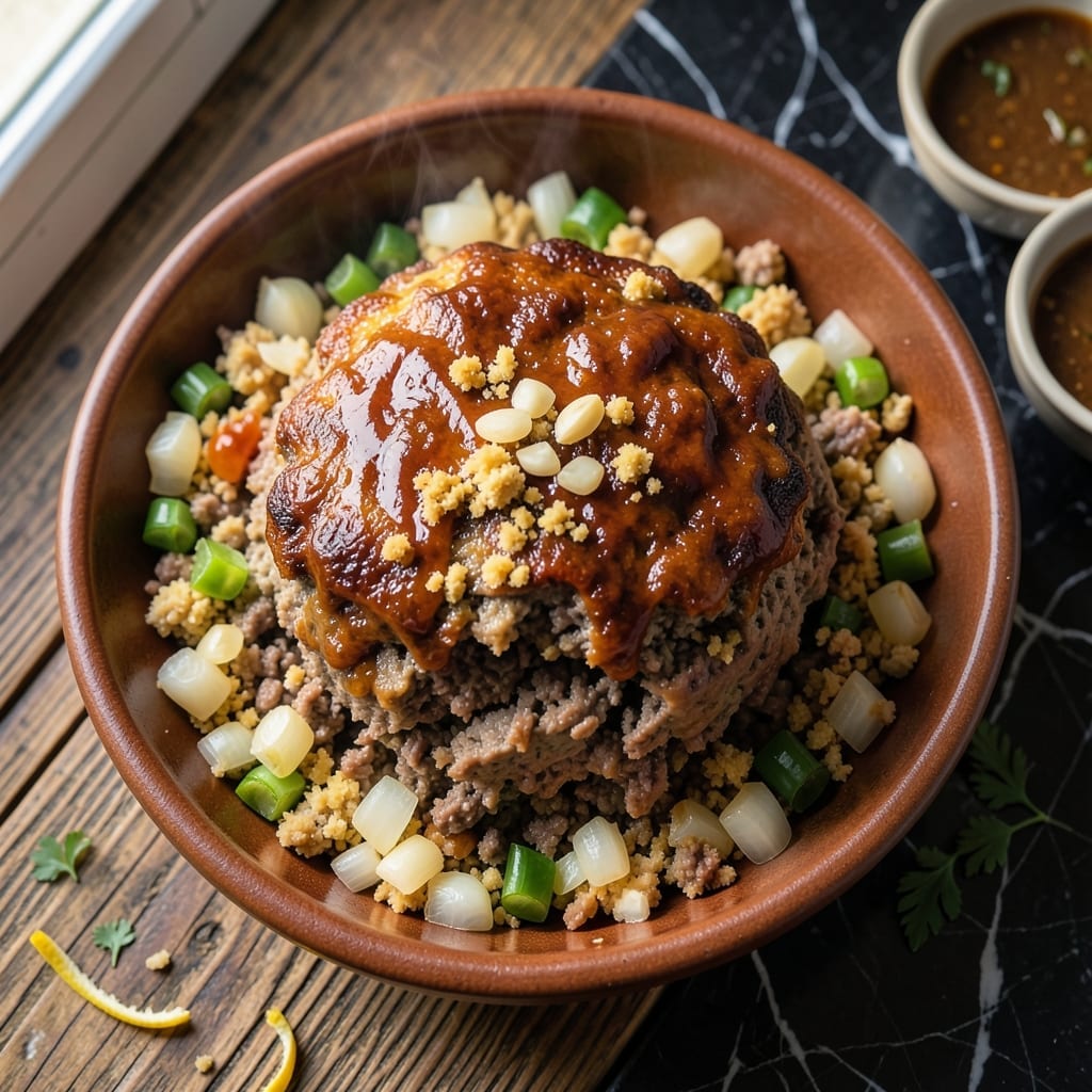 Meatloaf Recipe Using Stove Top Stuffing: Savory Moist Meat With Crunchy Topping