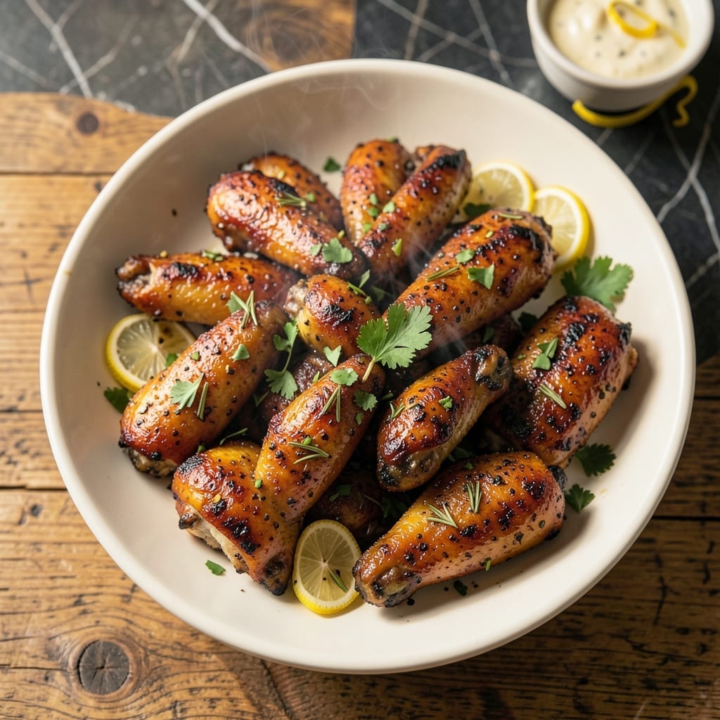 Best Grilled Lemon Pepper Chicken Wings Recipe: Zesty Char With Bold Citrus Punch