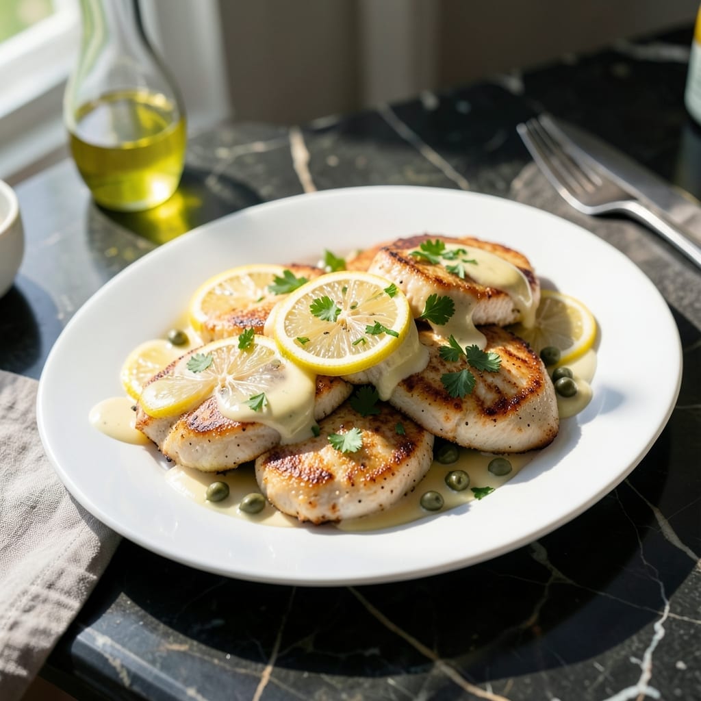 Ina Garten's Recipe for Chicken Piccata: Bright Lemon-Caper Sauce Over Tender Cutlets