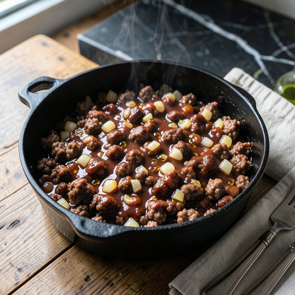 Ground Beef Barbecue Recipe: Slow-Simmered Saucy Goodness