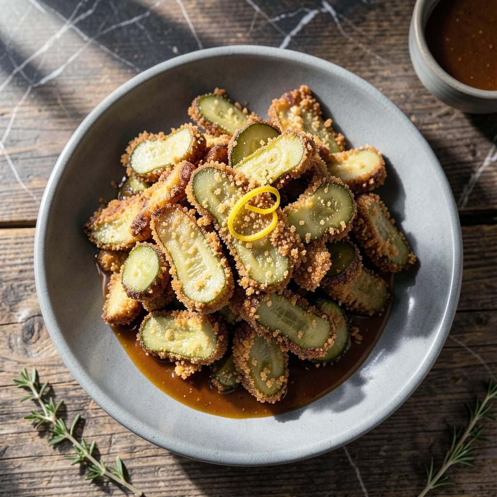 Fried Pickle Recipe Panko: Ultra Crunchy Beer-Battered Delight