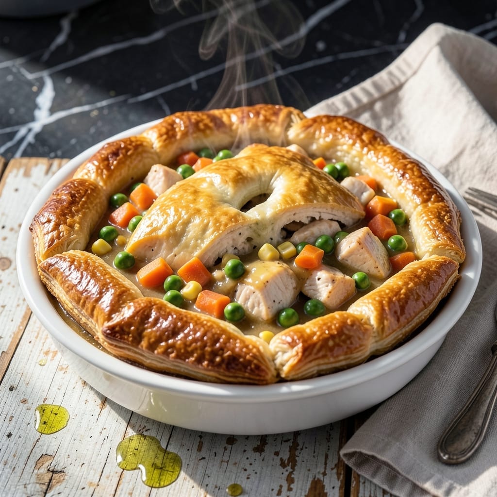 Ninja Foodi Chicken Pot Pie Recipe: Flaky Crust With Savory Filling