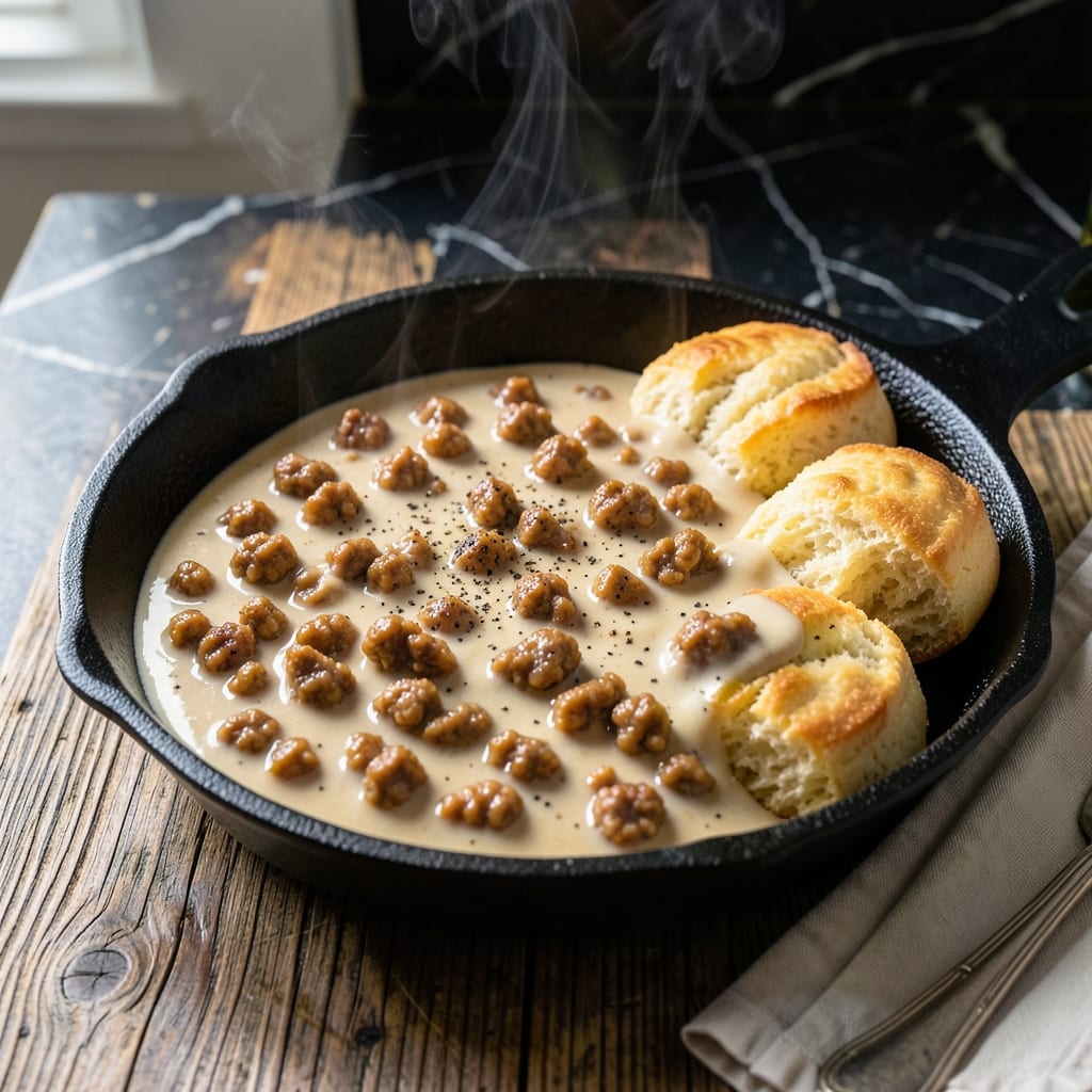 Hardees Sausage Gravy Recipe: Bisquick-Style Southern Comfort