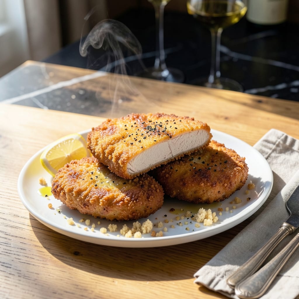 Pork Schnitzel Recipe Jamie Oliver: Crispy Golden Cutlets With Lemon Zest