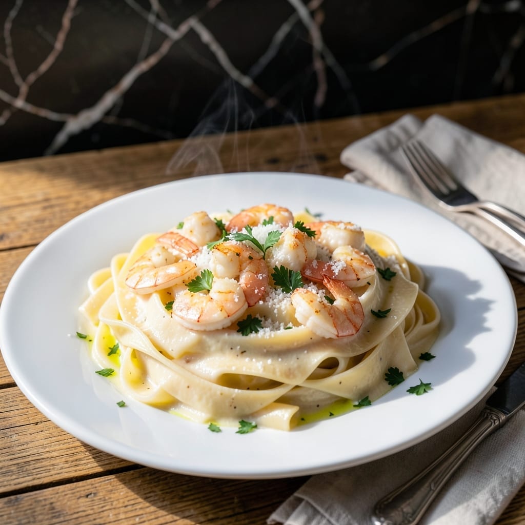 Shrimp Alfredo Fettuccine Recipe Cream Cheese: Decadent Twist on Classic Pasta
