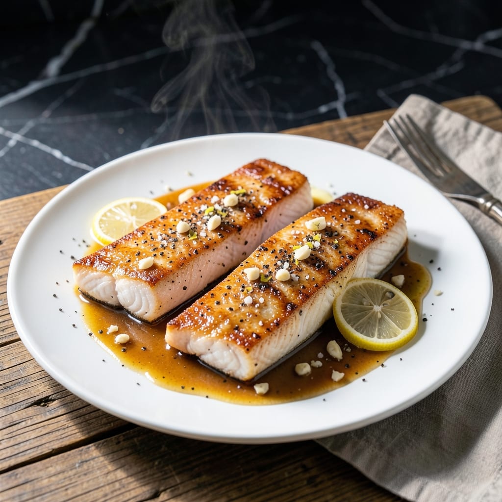 Recipe for Ling Cod: Flaky White Fish with Lemon-Herb Butter