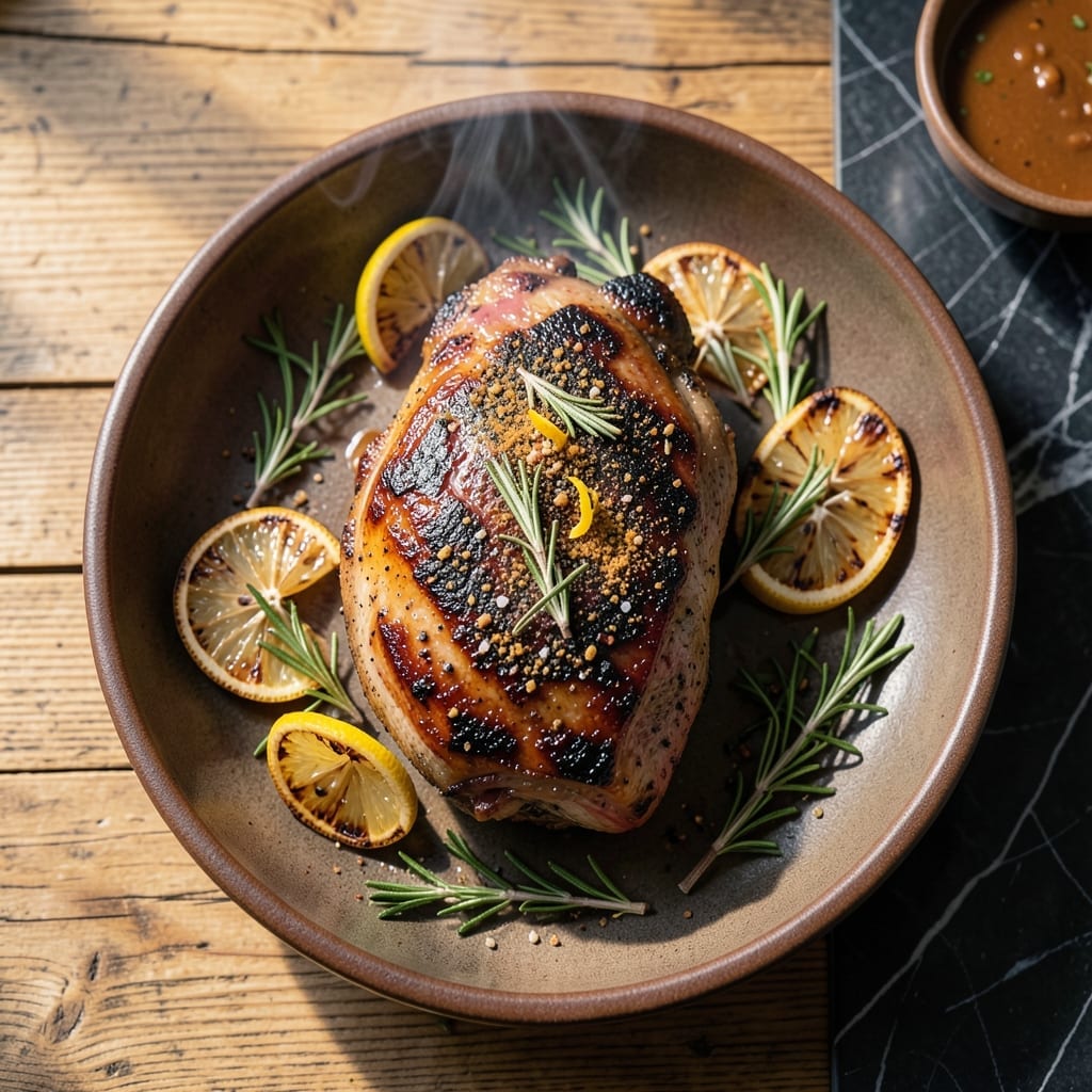Grilled Beef Arm Roast Recipe: Charred Herb Crust and Juicy Slices