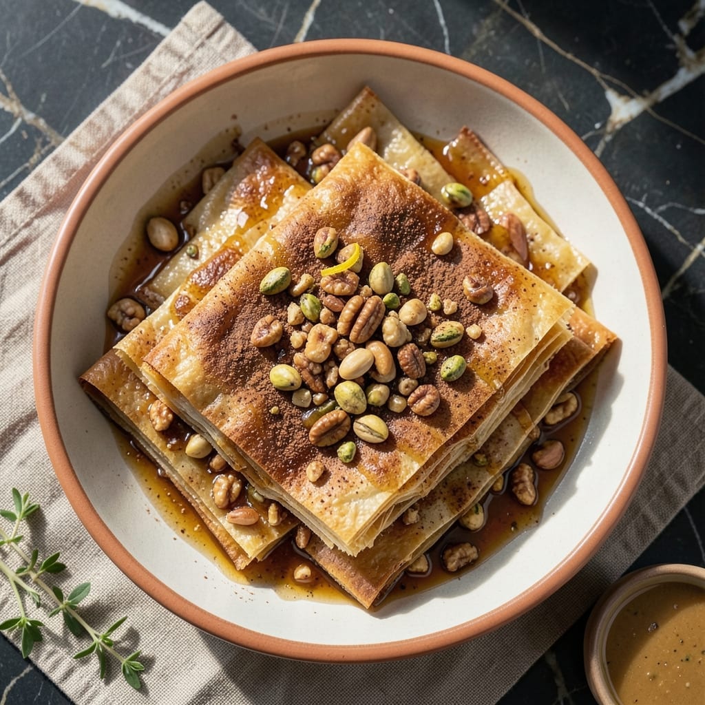 Easy Baklava Recipe With Phyllo Dough: Honey-Layered Nutty Elegance