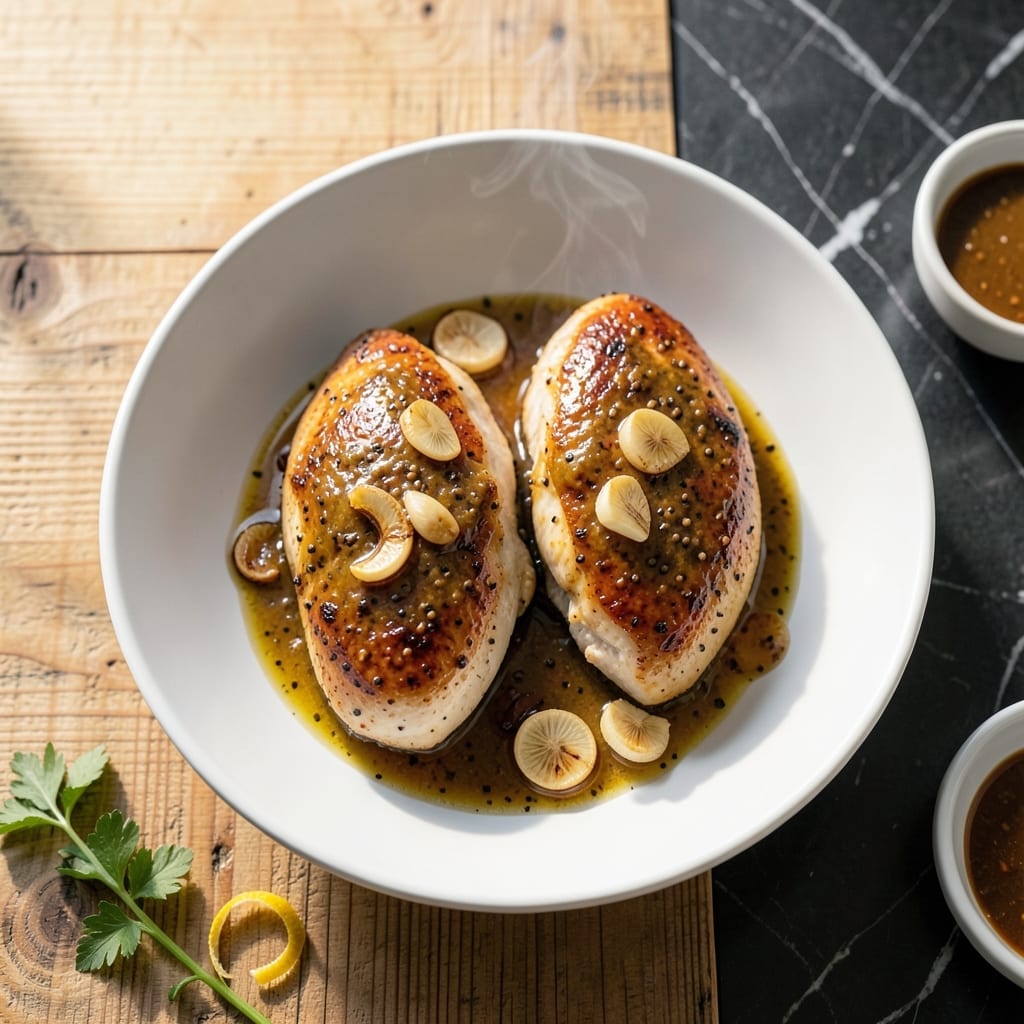 Mustard Chicken Breast Recipe Baked: Zesty Crust With Juicy Centers