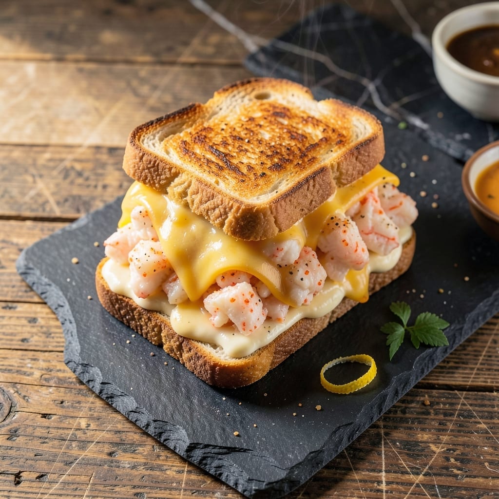 Crabby Melt Grilled Cheese Recipe: Buttery Layers With Sweet Lump Crab