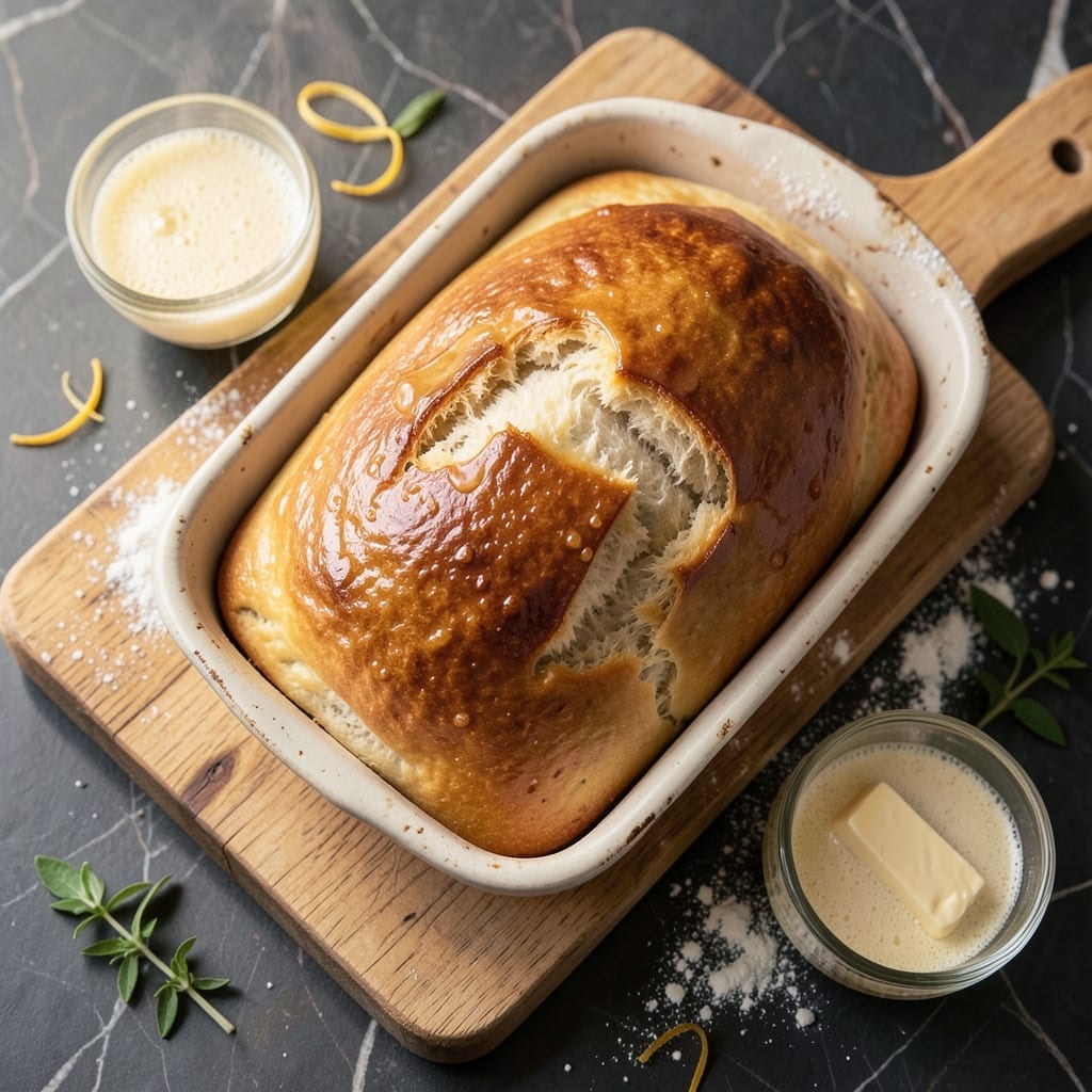 One Loaf White Bread Recipe With Yeast: Soft and Pillowy Homemade Goodness